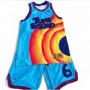Nike LeBron James Space Jam A New Legacy Tune Squad Jersey Shorts Set Mens Small